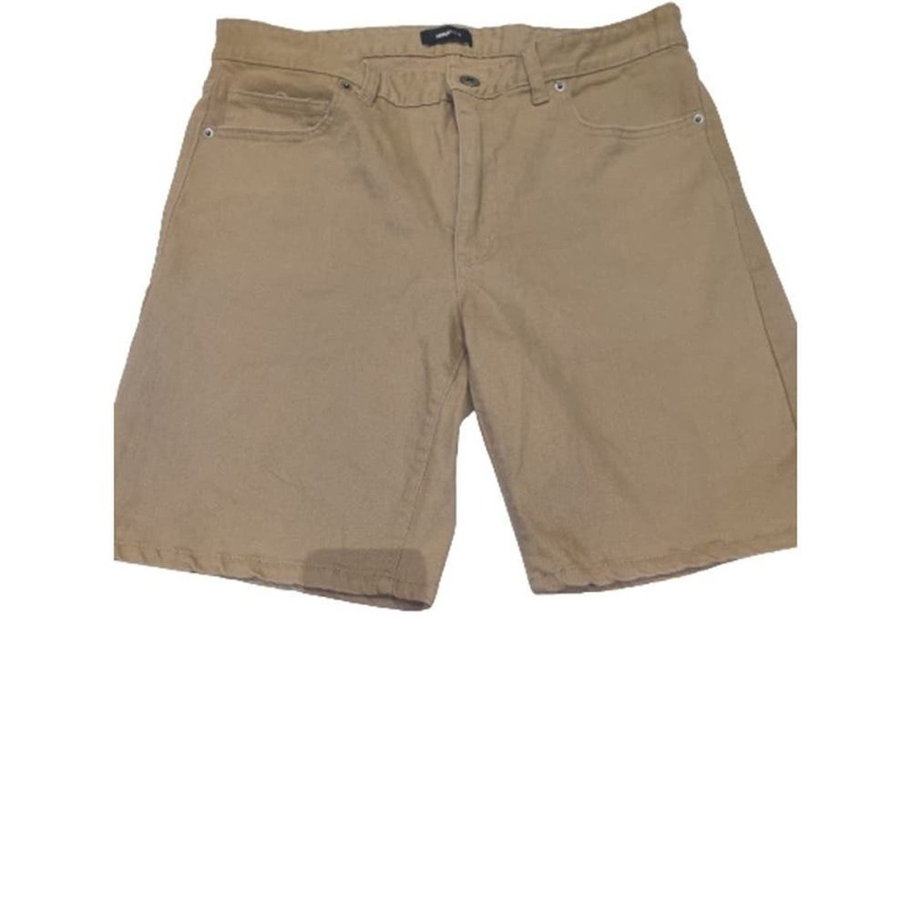 Men's beige short casual pant size M UPDATED